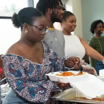 African Student Association Serving Food CultureFest 2023