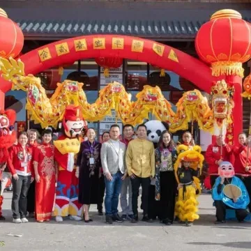 Dragon Dance members Culture Fest 2024